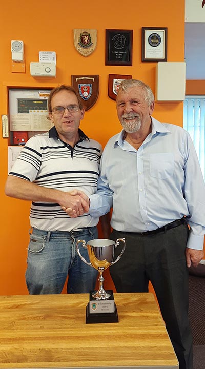 Hall of Fame - Eric Trim and Simon Fletcher - Richmond Park Bowls Club