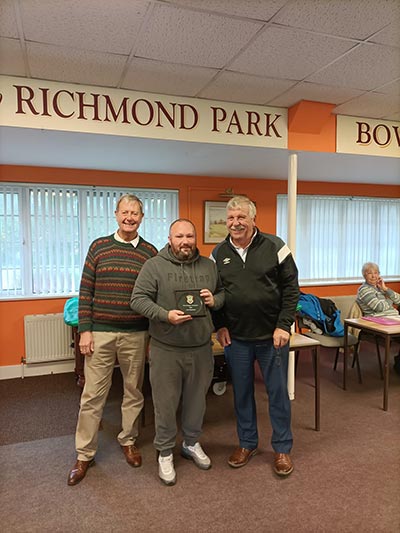 Hall of Fame - Club Singles 2023 Champion John Bashford - Richmond Park Bowls Club