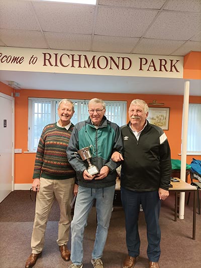 Hall of Fame - Victory Handicap Singles Winner 2023 Terry Jones - Richmond Park Bowls Club